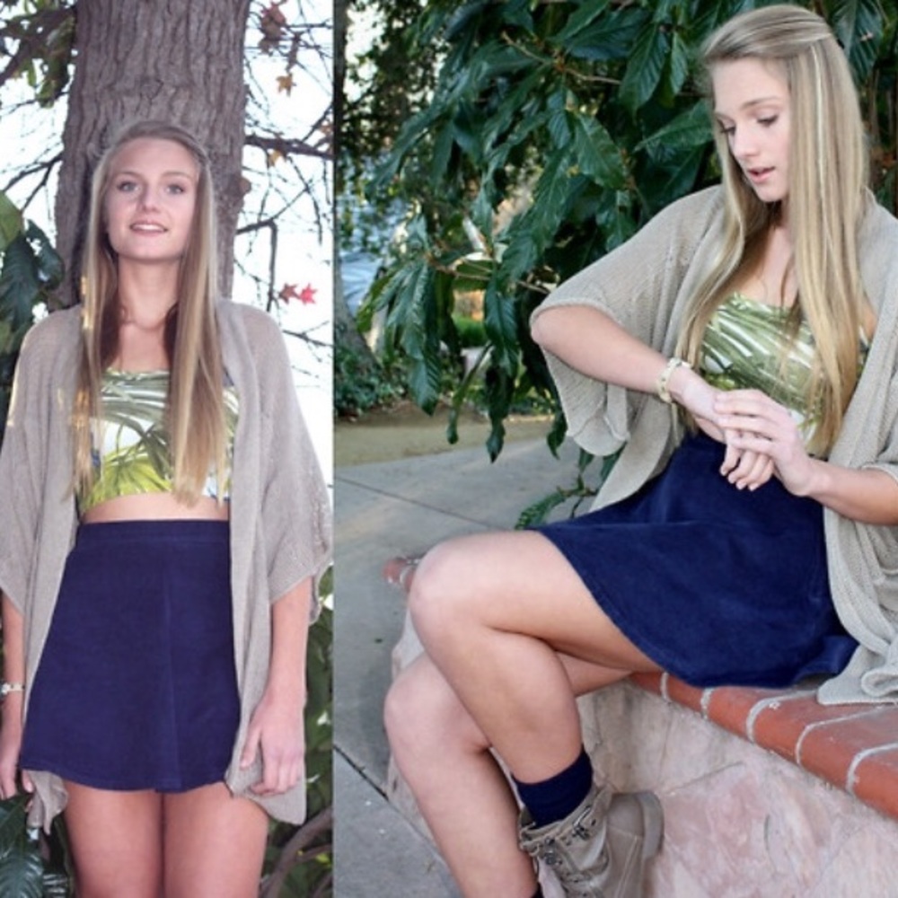LAST CHANCE Corduroy Skater Skirt